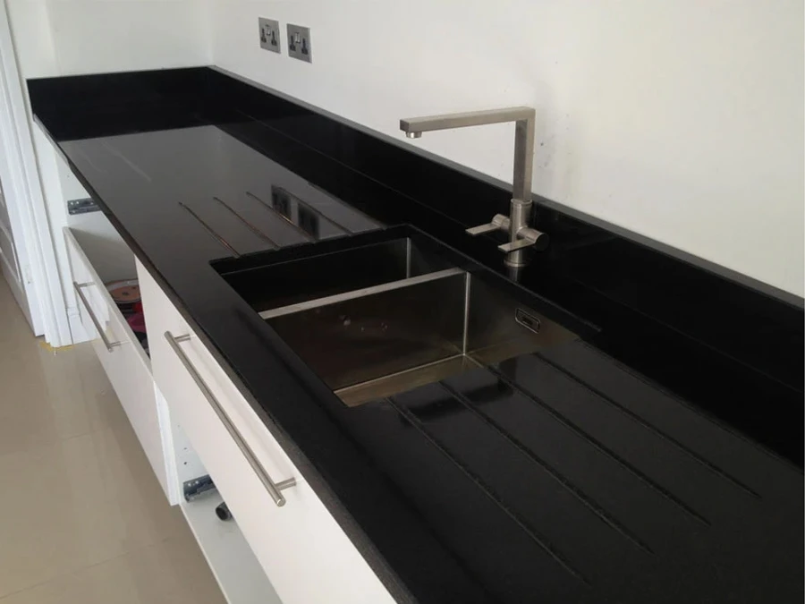 Mongolia Black Granite for Countertop