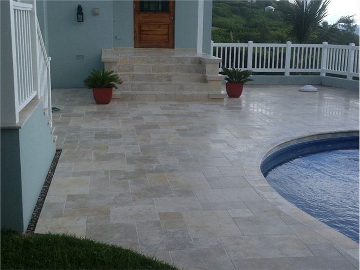 Jerusalem Grey Limestone for Outdoor Patio