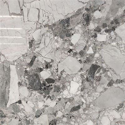 หินอ่อนสีเทาฟอสซิล