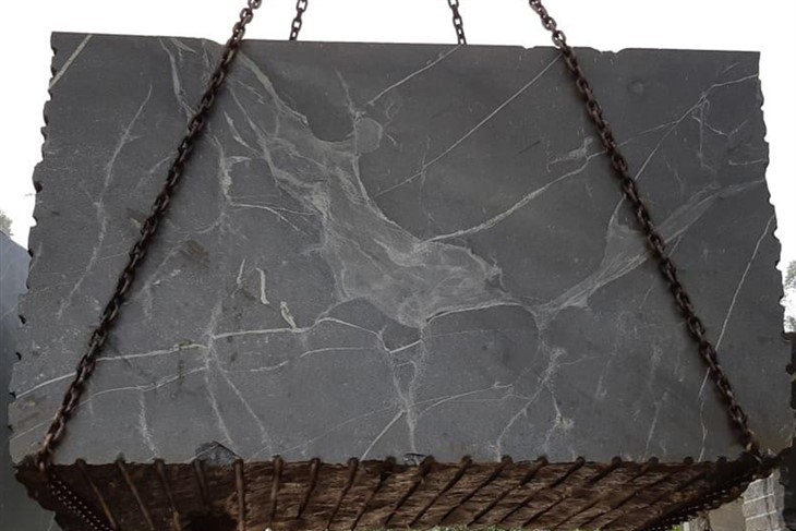 Grey Silver Granite Block